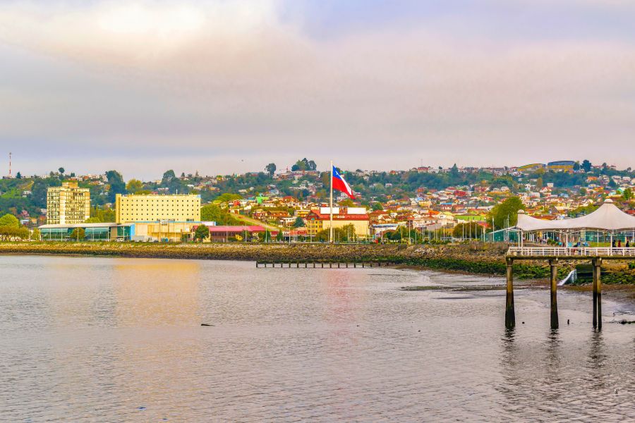 Driver's hand on automatic gear shift